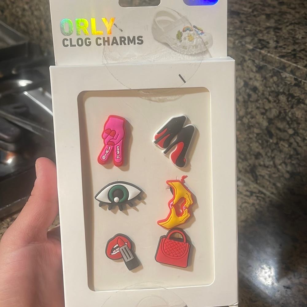 NEW!! Orly Clog Charms 6 PCS